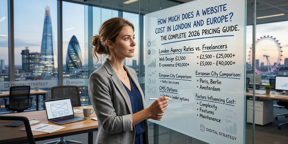 How Much Does a Website Cost in London and Europe? The Complete 2026 Pricing Guide